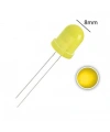 8mm Sarı Led - 10 Adet