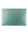 8x12cm Çift Yüzlü Delikli Pertinaks Levha PCB