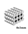 8x5mm Neodyum Güçlü Mıknatıs - Neodim Magnet