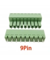 9 Pin 3.81mm Geçmeli 90C Takım Klemens