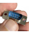 9 Pin DB9 Erkek Konnektör D-Sub Lehim Tipi 1 Adet