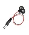 9V Jacklı Pil Soketi - T-Tip