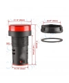 AD22-22DS 22MM Sinyal Lambası Kırmızı 24V