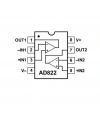 AD822A SOIC-8 Smd OpAmp Entegresi