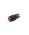 AL6-A 16mm 24V Kırmızı Anahtarlı Buton