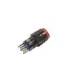 AL6-A 16mm 24V Kırmızı Anahtarlı Buton