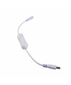 Anahtarlı DC Adaptör Uzatma Kablosu - Beyaz