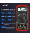 Aneng AN8205C Dijital Multimetre (Kırmızı)