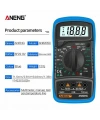 Aneng AN8205C Dijital Multimetre (Mavi)