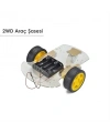 Arduino 2WD Araç Seti - Engelden Kaçan Robot Kiti - Videolu