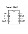AT24C08A DIP-8 EEPROM Entegresi
