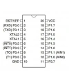 AT89C2051-12PU DIP-20 12MHz Mikrodenetleyici