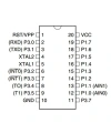 AT89C4051-24PU 8-Bit 24MHz Mikrodenetleyici DIP-20