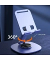 ATD-02 Metalik 360° Ayarlanabilir Telefon Tablet Tutucu Stand