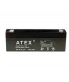 Atex 12V 2.2Ah Akü - Yan