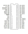 ATMEGA16A-PU 8-Bit 16MHz Mikrodenetleyici DIP-40