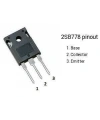 B778 TO-3P PNP Transistör