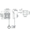 BD-20-J04SX-03-406A 4-Pin Su Geçirmez Konnektör - Dişi