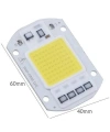 Beyaz 220V Projektör Cob Led 50W Driver Çipli