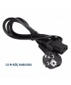 Bilgisayar Güç Kablosu Kasa Ekran Kablosu 3X0.75mm 1.5m