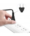 C7 2 Pin Teyp Yazıcı Power Fişi Güç Kablosu 1.5m