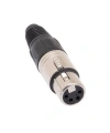 Canon / XLR 4 Pin Jack - Dişi
