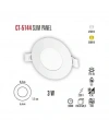 Cata CT-5144 3W 6400K Slim Panel Led Spot Beyaz Işık