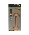 Cata CT-8430 Lizbon Dokunmatik Şarjlı Led Masa Lambası Bakır