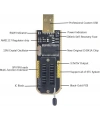 CH341A 24 25 Serisi EEPROM Flash BIOS USB Programlayıcı + SOIC8 Test Klipsi