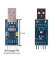 Ch341TTL 2 in 1 modül 3.3V 5V USB I2C IIC UART USB TTL