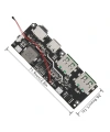 Çift USB 5V 22.5W Ledli Micro Type-C Powerbank Hızlı Şarj Modülü