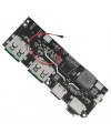 Çift USB 5V 22.5W Ledli Micro Type-C Powerbank Hızlı Şarj Modülü