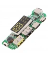Çift USB 5V 2.4A Ledli Micro Type-C Powerbank Modülü