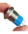 D23 16mm Metal Turuncu Halka Ledli Kalıcı Buton 24V