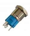 D65 Ø19mm Metal Kalıcı Buton ON-OFF 1NO/1NC