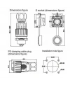 DH-20-C05PE-03-001 5-Pin Su Geçirmez Konnektör - Erkek