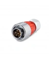 DH-20-C07PE-03-001 7-Pin Su Geçirmez Konnektör - Erkek