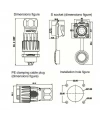 DH-20-J05SX-03-401 5-Pin Su Geçirmez Konnektör - Dişi
