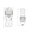 DH-24-C24PE-03-001 24-Pin Su Geçirmez Konnektör - Erkek