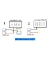 Dijital Voltmetre Ampermetre Volt Akım Ölçer DC 0-100V 10A