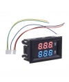 Dijital Voltmetre Ampermetre Volt Akım Ölçer DC 0-100V 10A