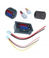 Dijital Voltmetre Ampermetre Volt Akım Ölçer DC 0-100V 10A