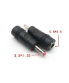 Dişi 5.5mm x 2.1mm - Erkek 3.5mm x 1.35mm Dönüştürücü