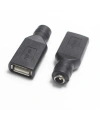 Dişi 5.5mm x 2.5mm - Dişi Usb A 2.0 Dönüştürücü