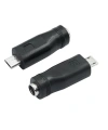 Dişi 5.5mm x 2.5mm - Erkek Micro Usb Şarj Dönüştürücü