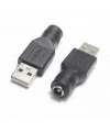Dişi 5.5mm x 2.5mm - Erkek Usb A 2.0 Dönüştürücü