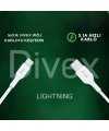 Divex 20W Type-C to Lightning & USB-C Hızlı Şarj Kablosu DC-114