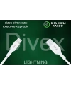 Divex 3.1A Lightning Hızlı Şarj Data Kablosu