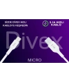 Divex 3.1A Micro USB Hızlı Şarj Data Kablosu 1 metre DC-110