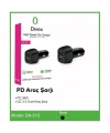 Divex 43W Type-C + USB QC 3.0 Araç Şarj Cihazı DA-310